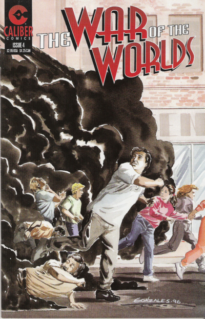 The War Of The Worlds (Caliber, 1996), issue 4 cover.