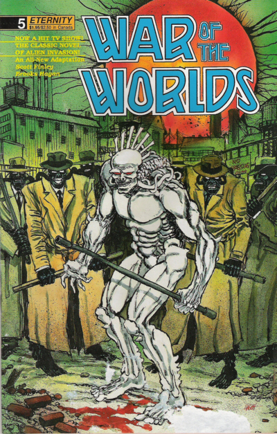 The War of the Worlds (Eternity, 1988), issue 5 cover.