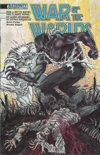 The War of the Worlds (Eternity, 1988), issue 6 cover.