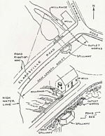 
Grover's Mill pond map detailed