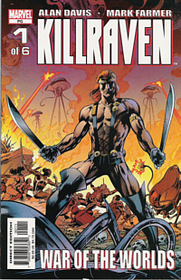 
Killraven #1 (Marvel, 2002), front cover. Click for larger image.