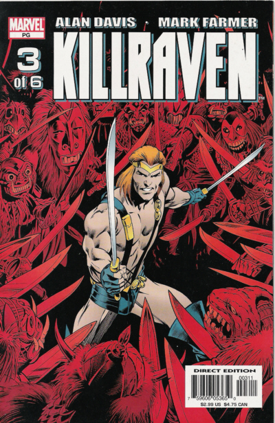 Killraven #3 (Mavel, 2002), front cover.