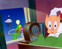 
Porky meets the Martians