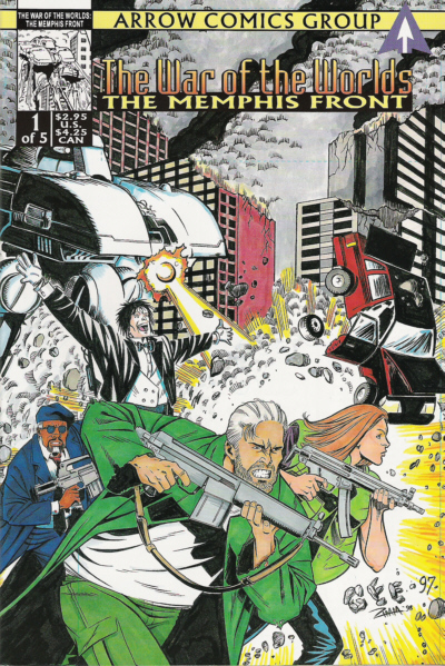 War of the Worlds, Memphis Front (Arrow, 1998), issue 1 cover.