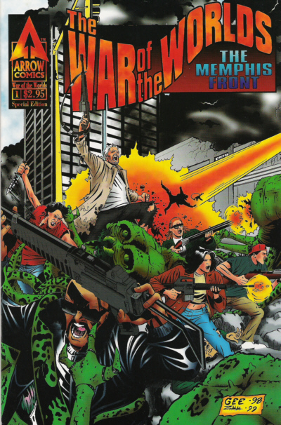 War of the Worlds, Memphis Front (Arrow, 1998), issue 1 cover special.