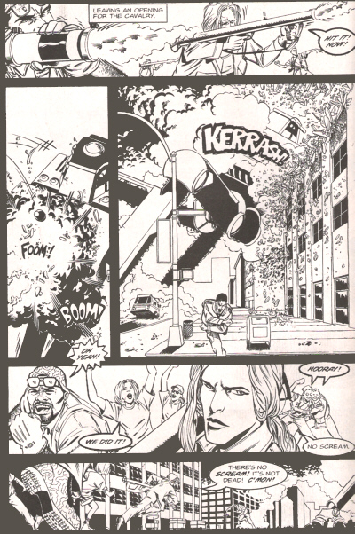 War of the Worlds, Memphis Front (Arrow, 1998), interior.