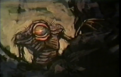Close up of Alien from War of The Worlds TV Series