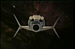 Rear view of Pegasus shuttle craft from George Pal War Of The Worlds TV series