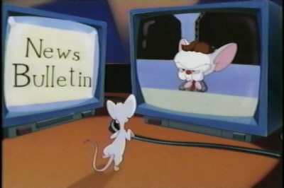 Brain begins with a News Flash in Battle For The Planet