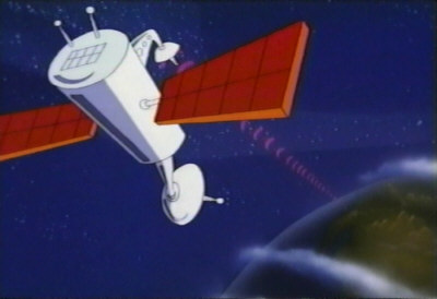 The signal is beamed out from Acme labs in Battle For The Planet