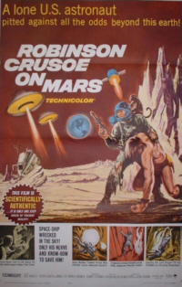
Robinson Crusoe on Mars movie poster.