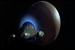 Martian spacecraft departs ,in Spaced Invaders