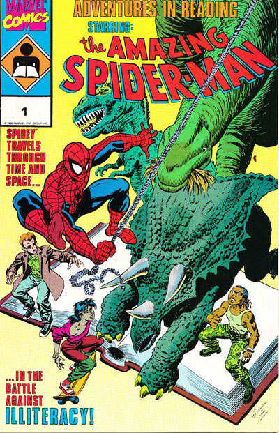 Adventures in Reading: Spiderman. (Marvel, 1990).