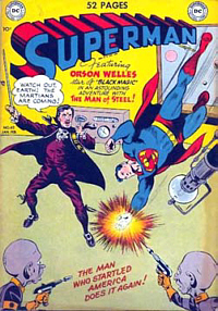 
Superman #62: Black Magic on Mars (DC, 1950) cover. Click for larger image.