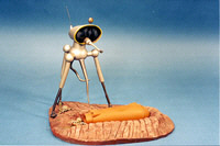 Martian Tripod model inspired by Classics Illustrated.