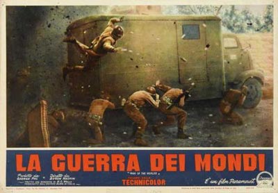 Italian Lobby Card 1 from War Of The Worlds by George Pal