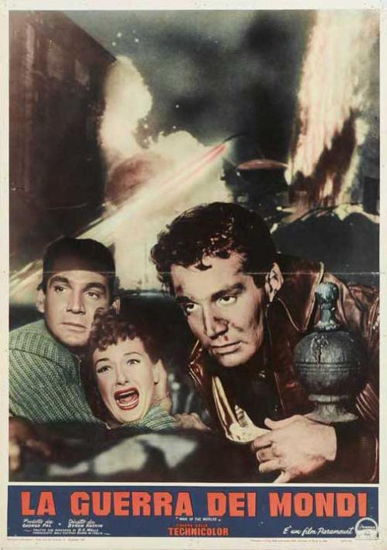 Italian Lobby Card 7 from War Of The Worlds by George Pal