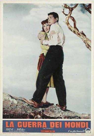 Italian Lobby Card 10 from War Of The Worlds by George Pal