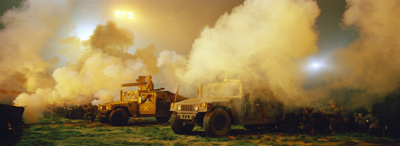 Military attacks tripods in The War Of The Worlds